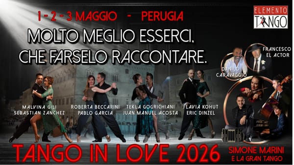 Tango In Love 2026 Maggio News