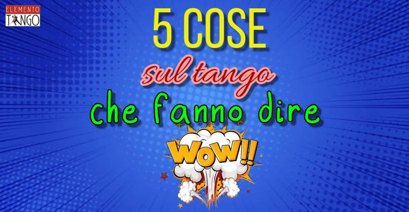 Elemento Tango 5 Cose Articolo