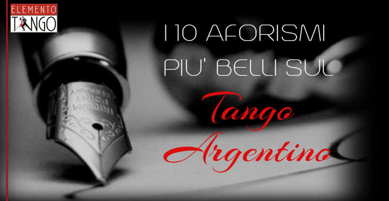 Articolo Aforismi Tango Argentino Tango In Love