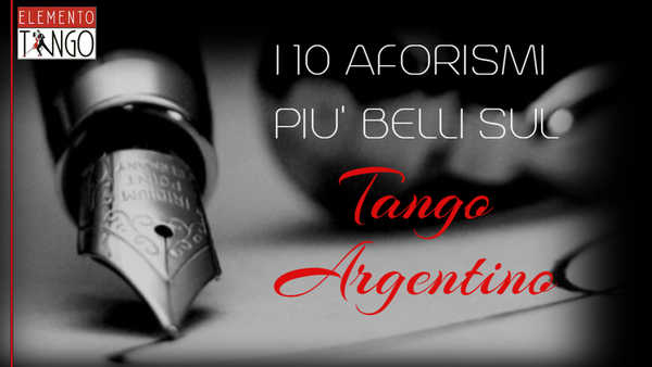 News Aforismi Tango Argentino Tango In Love