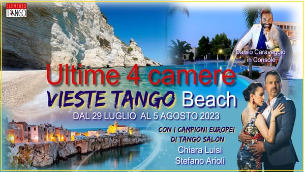 Vieste Tango Beach Solo 4 Camere News