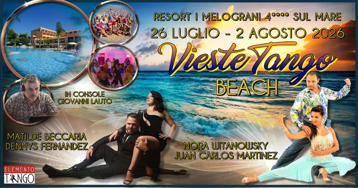 Informazioni Vieste Tango Beach 2026